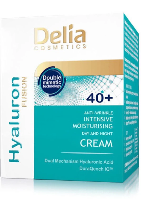 Delia Hyaluron Kırışıklık Karşıtı 50 Ml Gece ve Gündüz Kremi 40+