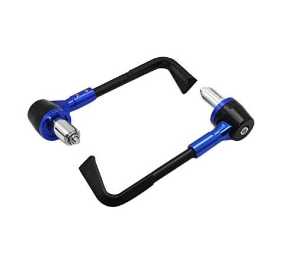 TEX T0038 Motosiklet Bisiklet Scooter Gidon Elcik Koruma Universal Alüminyum Manet Koruma Mavi