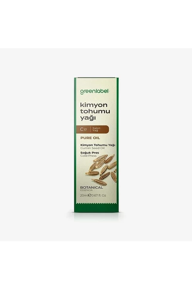 Greenlabel Kimyon Tohumu Yağı 20 Ml.