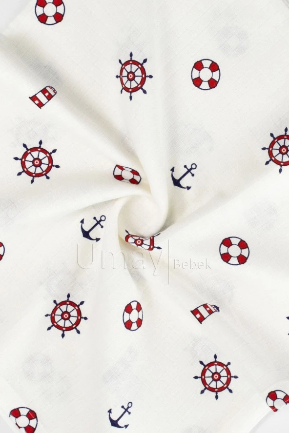Umaybebek 100x100 Cm, Organik Tek Katlı Müslin Bebek Pikesi, Battaniyesi-Dümen - 2