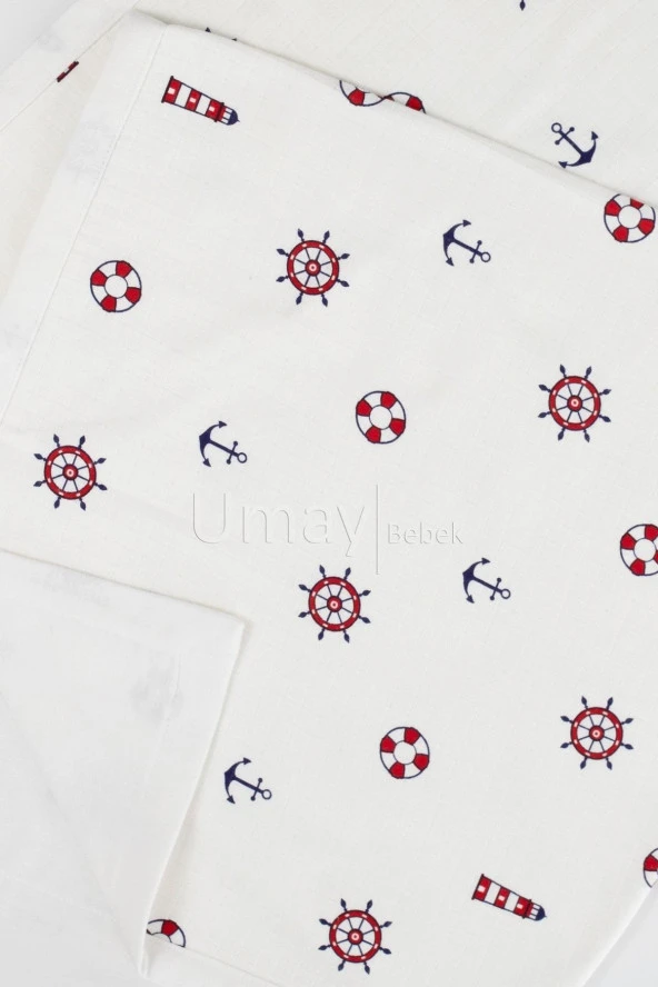 Umaybebek 100x100 Cm, Organik Çift Katlı Müslin Bebek Pikesi, Battaniyesi-Dümen - 2