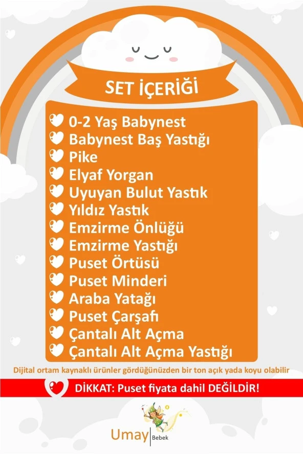 Umaybebek Puset Örtüsü Alt Açma Emzirme Yastığı Bel Destekli Ana Kucağı Bebek Arabası Minderi-Koyu Gri Sarı - 3