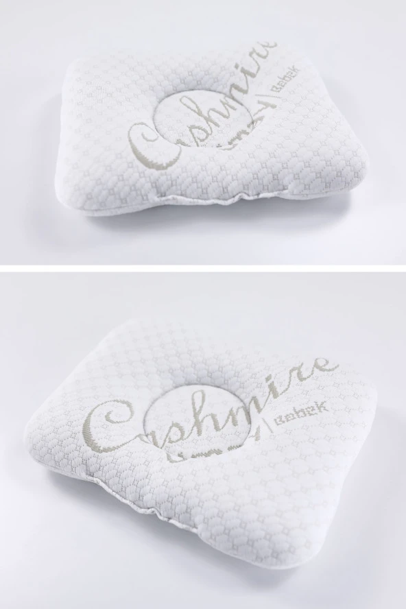 Umaybebek Düz Kafa Yastığı, Bebek Yastığı, Düz Kafa Sendromu Bebek Yastığı-Beyaz - 2