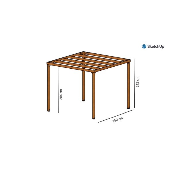Pinoxi Ahşap Çardak Sundurma - 4