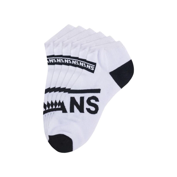 Vans Vn000tluprr1 Mn No Show 3 Socks Beyaz