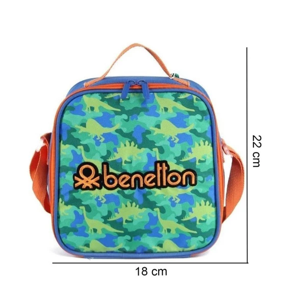 Benetton Dinazor Desenli Beslenme Çantası 03662 - 2
