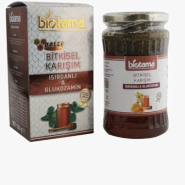 Biotama Ballı Isırganlı Glukozamin Bitkisel Karışım Macun 430 Gr.