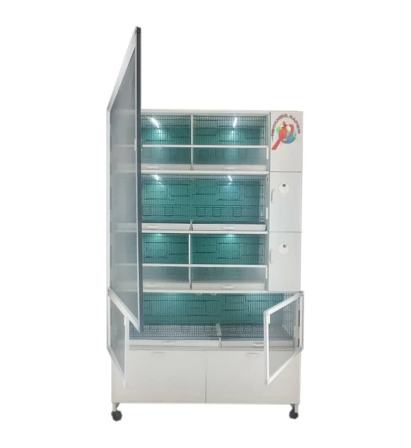 İstanbul Kafes Model 54d Pvc Kuş Dolabı (KOLAY KURULUM) - 3