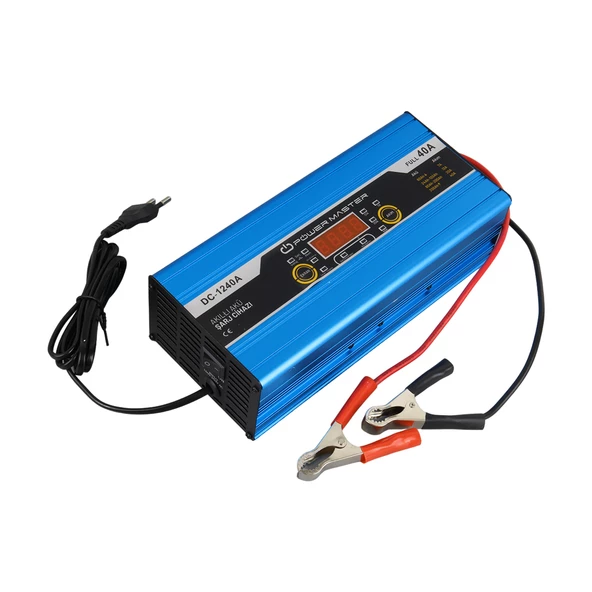 Powermaster Dc-1240A 12 Volt Max 40 Amper Akıllı Akü Şarj Cihazı Aleti Koruma Devreli Otomatik - 3