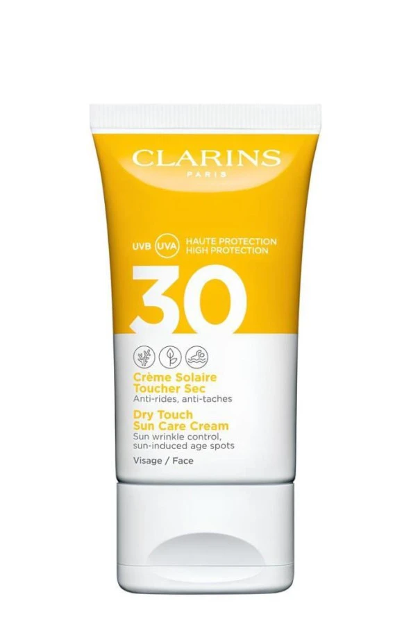 Clarins Dry Touch Sun Care Cream Güneş Koruyucu Krem SPF30 50 ml