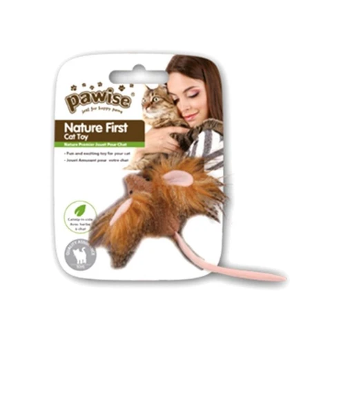 Pawise Büyük Kulaklı Fare Kedi Oyuncağı - Resim 3