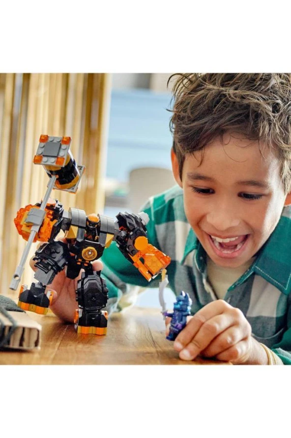 Lego Ninjago Cole'un Toprak Elementi Robotu 71806,Aksiyon Figürü İçeren 235 Parça Yapım seti - 8