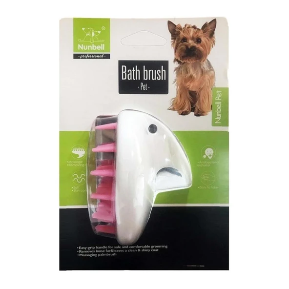 Nunbell Kedi Köpek Masaj Ve Yıkama Fırçası ürün görseli