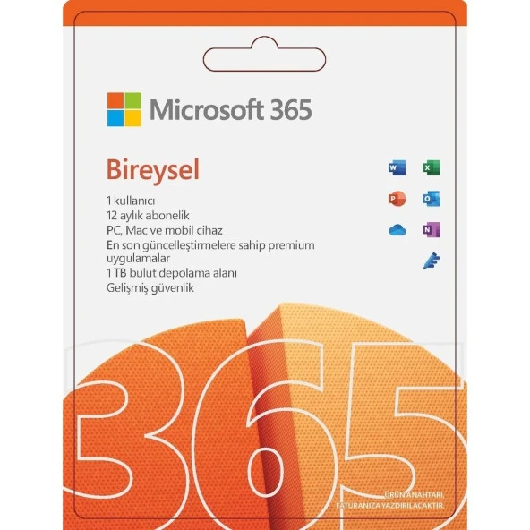 Microsoft Office 365 Bireysel Türkçe QQ2-01770