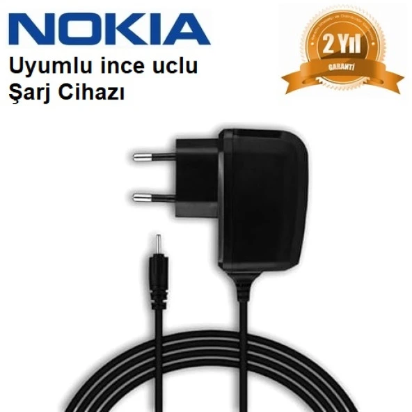 Nokia 6151 6210N 6220C 6233 6234 6267 6270 6280 6290 6300 ince uç Şarj