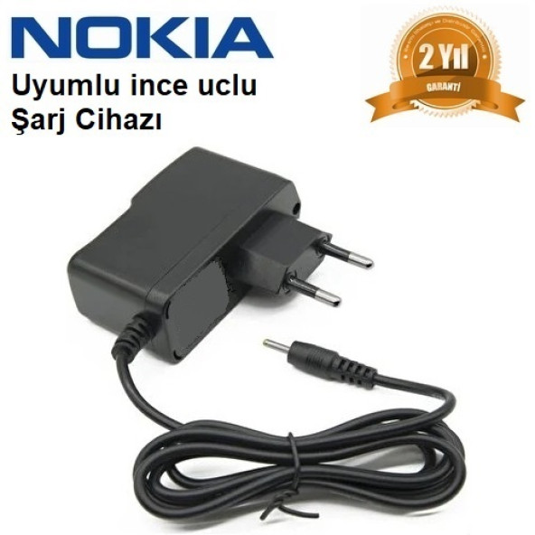 Nokia 6080 ince Uçlu Cep Telefonu Şarj Cihazı Aleti (2 YIL İTHALATÇI Garantili) - 8