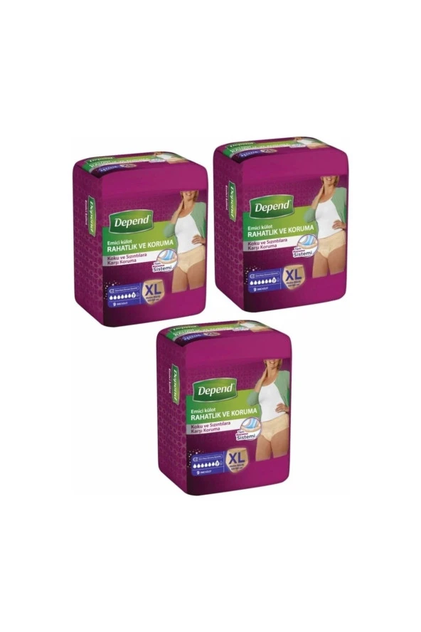Yeni Süper Emici Külot Hasta Bezi 27 Adet Xl Beden Lohusa Pedi - Resim 2