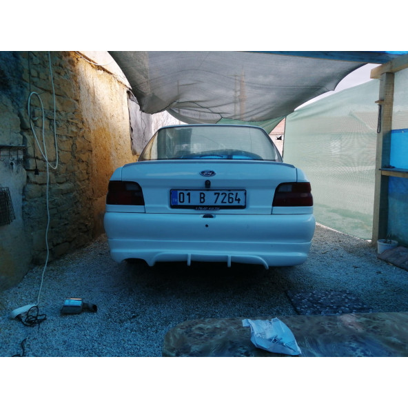 ford escort sedan arka tampon eki - FİBERGLASS
