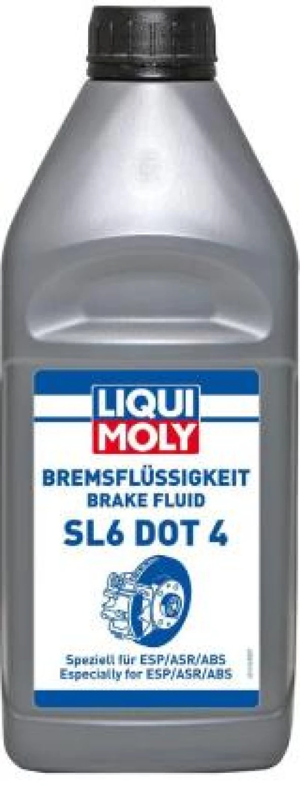 Liqui Moly Brake Fluid SL6 DOT4 Fren Hidrolik Yağı (1 Litre)