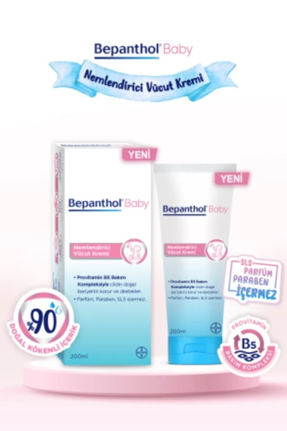 Bepanthol Baby Nemlendirici Vücut Kremi 200 Ml - 2