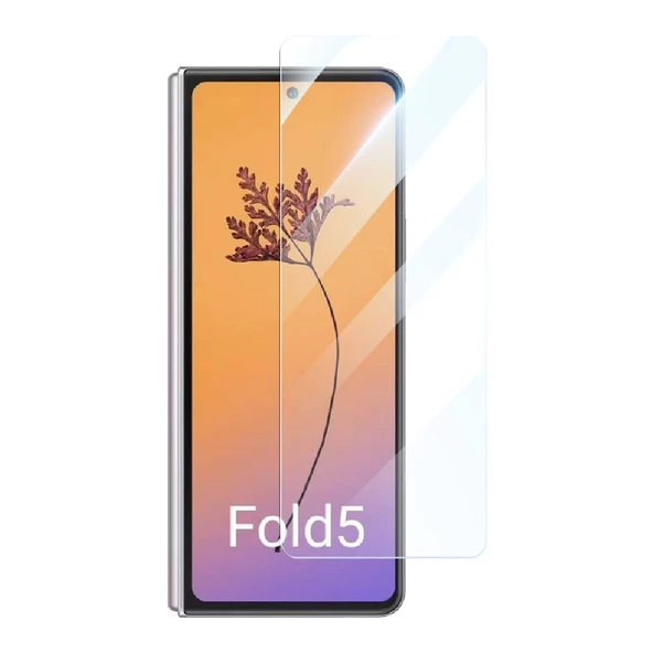 Vendas Samsung Galaxy Z Fold 5 Zore Etnaa Şeffaf Cam Ekran Koruyucu