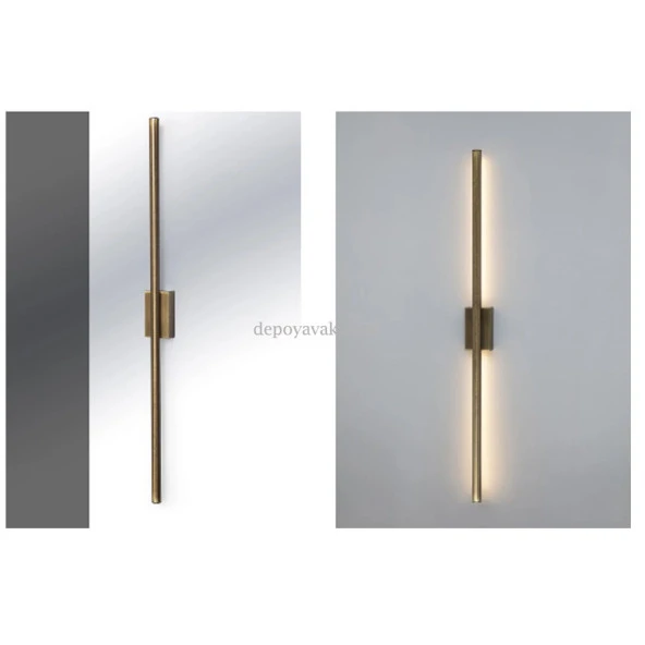 Dekoratif Aplik | 800 mm Uzunluk | 20mm Genişlik  Eskitme  1080 Lümen | 3000K" - Resim 3