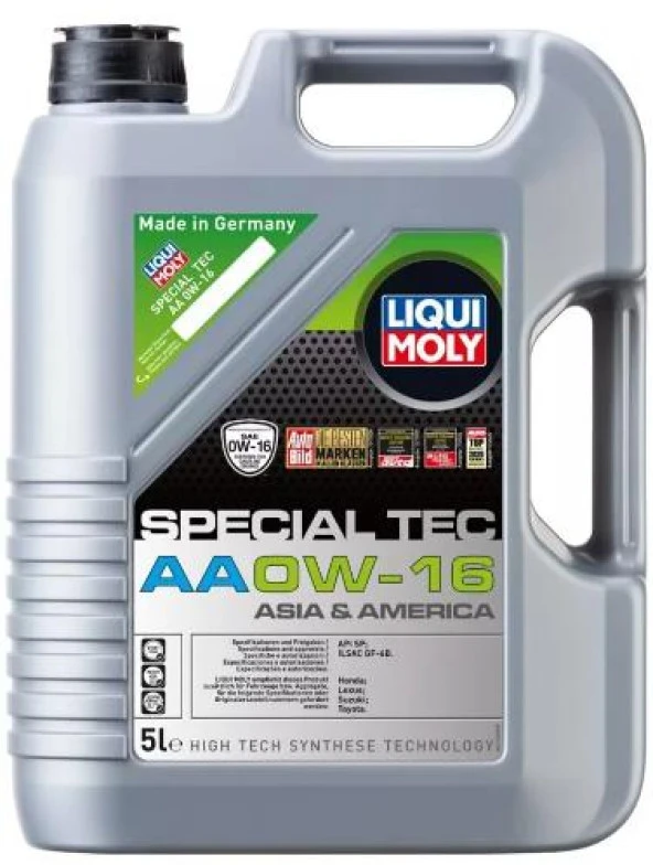 Liqui Moly Special Tec AA 0W16 Motor Yağı (5 Litre)