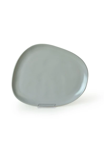 Keramika Mat Gri Tetra Servis Tabağı 30 Cm 6 Adet 995 - 5