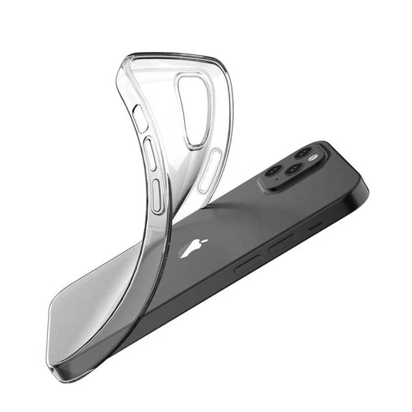 Apple iPhone 12 - Kılıf Esnek Soft Slim Fit Süper Silikon Kapak