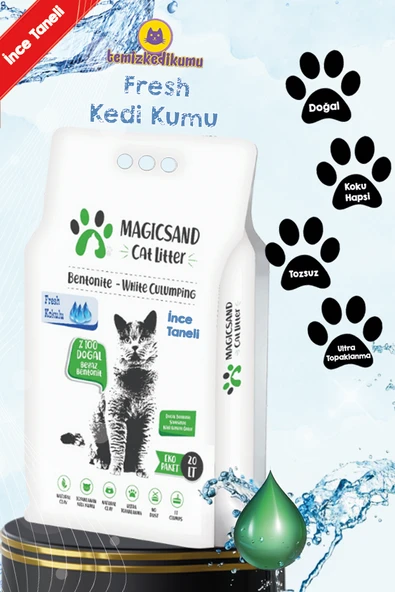 Magicsand Cat Litter Fresh Kokulu Kedi Kumu 20 Lt