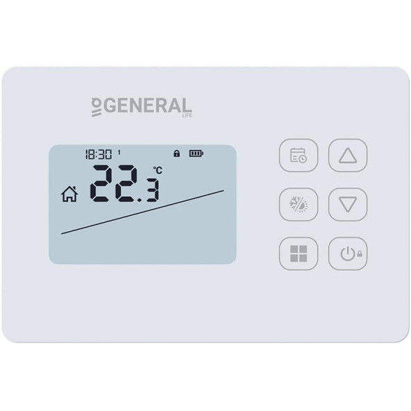General Life Solara 300S Smart Kablosuz Akıllı Dijital Oda Termostatı - 3