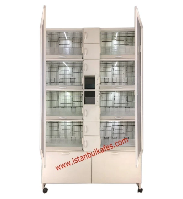 İstanbul Kafes Model 8dyoy Pvc Kuş Dolabı. ( KURULU GÖNDERİM. ) - 3