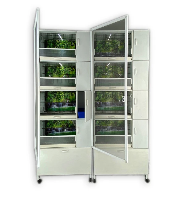 İstanbul Kafes Model 8dy-yy Pvc Kuş Dolabı Dolap Kafes Salma Kafes. ( KURULU GÖNDERİM. ) - 5