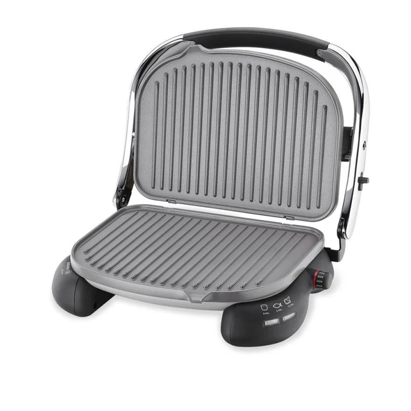 KORKMAZ CASTRON TOST MAKİNESİ M.GRİ/KROM - 2