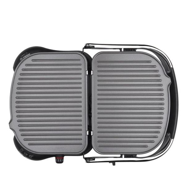 KORKMAZ CASTRON TOST MAKİNESİ M.GRİ/KROM - 3