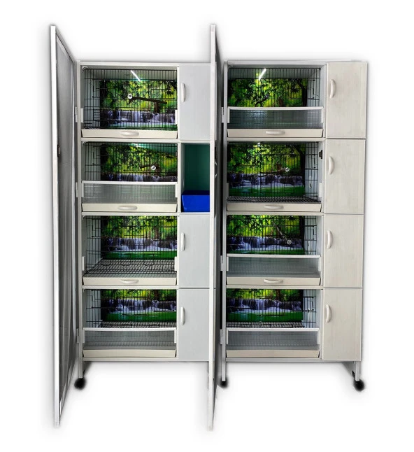 İstanbul Kafes Model 8y-yy Pvc Kuş Dolabı Dolap Kafes Salma Kafes. ( KURULU GÖNDERİM. ) - 3