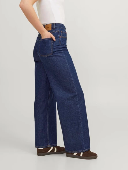 JJXX Jack Jones Bayan Geniş Kesim Bol Paça Kot Pantolon 12203894 - Resim 3