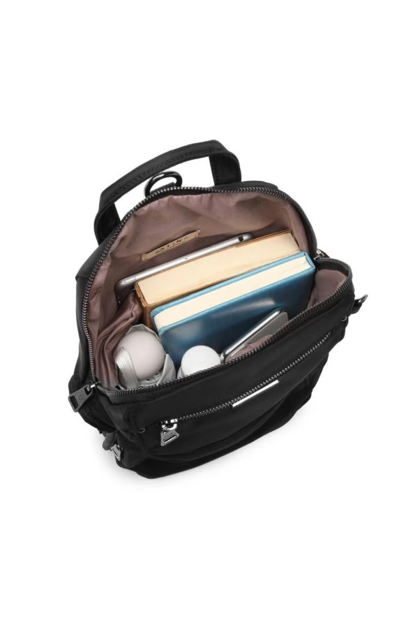 Saten Kumaş Kadın Postacı ve Sırt Çantası Barcelona 2108 - Resim 5