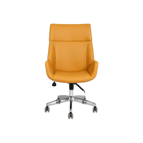 Hunt Mobilya Avor Sarı Deri Ofis Makam Koltuğu