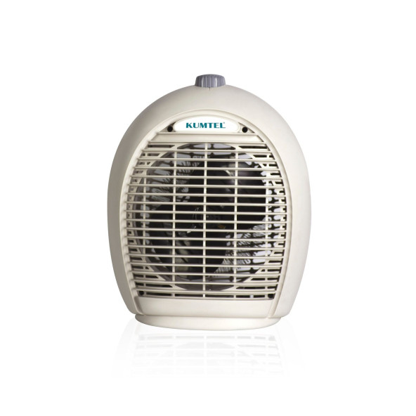 Kumtel LX-6331 (2ın1) 2000W - Sıcak & Soğuk Hava Akışıyla Ikili Kullanım: Vantilatör Fan & Isıtıcı Bej