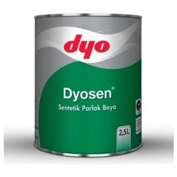 Dyosen Sentetik Parlak Boya 2,5 LT Siyah