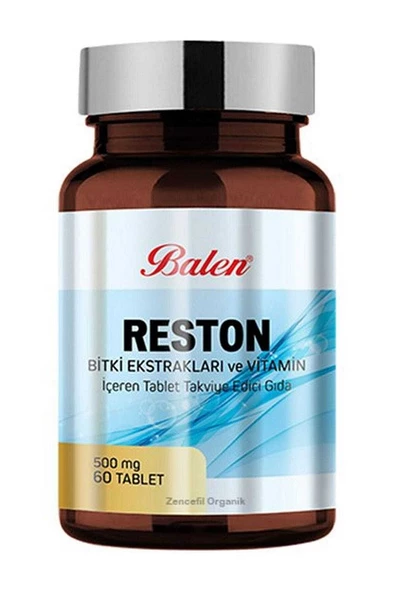 Reston Bitki Ekstrat Ve Vitamin Içeren Tablet 500mg*60