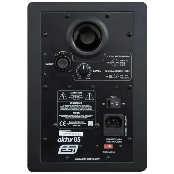 Esi Audio Aktiv 05 Aktif Stüdyo Monitörü Çift - Resim 2