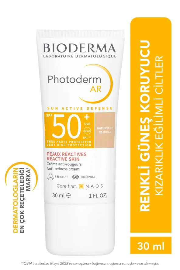 BIODERMA Photoderm AR SPF50+ Kızarıklık Karşıtı Yüksek Korumalı Renkli Yüz Güneş Kremi 30 ml 3701129803707