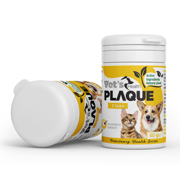 Vets Health PlaqueClean Kedi ve Köpekler İçin Ağız Bakım Ürünü 50g