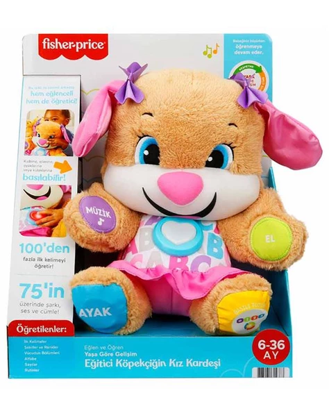 Fisher Price Eğitici Köpekçiğin Kız Kardeşi FPP83