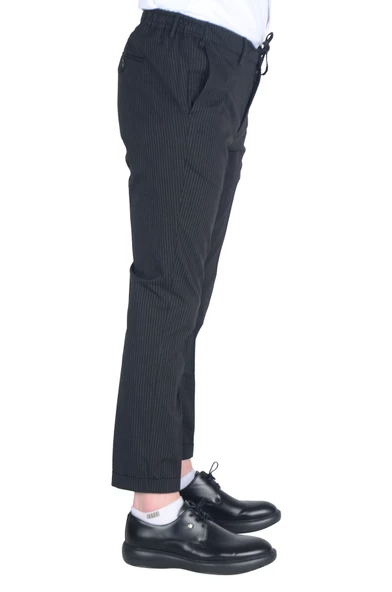 Cengiz İnler Slimfit Erkek Çizgili Gofre Pantolon - 3