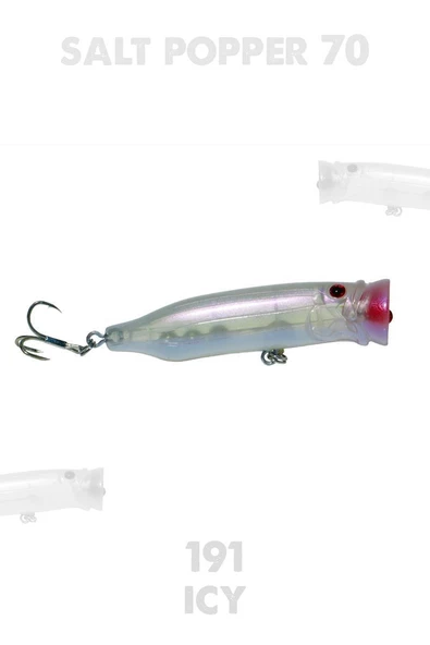 Fujin Salt Popper 12cm Su Üstü Maket Balık - Resim 6