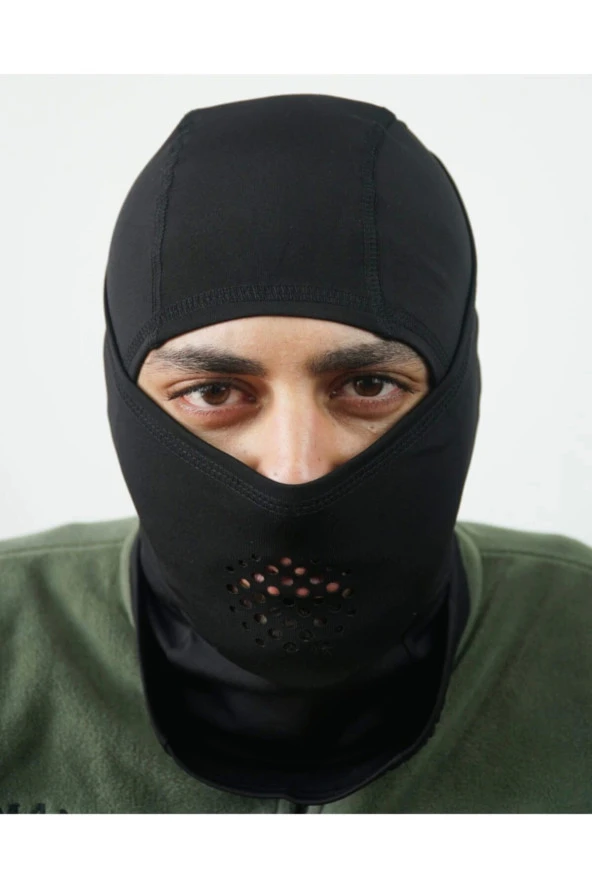 Vogel Tactical Rüzgar Geçirmez Siyah Balaclava Maske