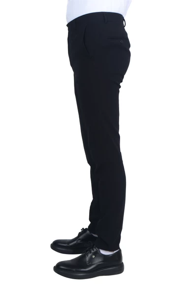 Cengiz İnler Düz Kumaş Erkek Slim Fit Pantolon - 4